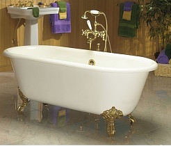 Magliezza Чугунная ванна Patricia 168x76.5 (ножки золото) – фотография-1